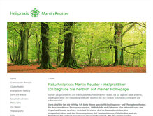 Tablet Screenshot of heilpraxis-reutter.de